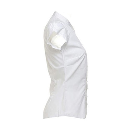 Women`s Tailored Fit Mandarin Collar Blouse SSL thumbnail 5