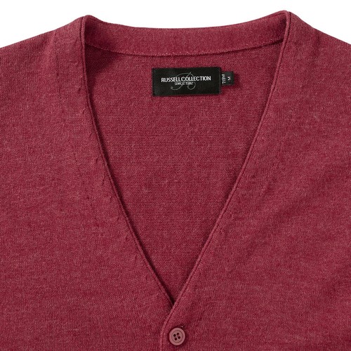 Men`s V-Neck Sleeveless Knitted Cardigan thumbnail 6