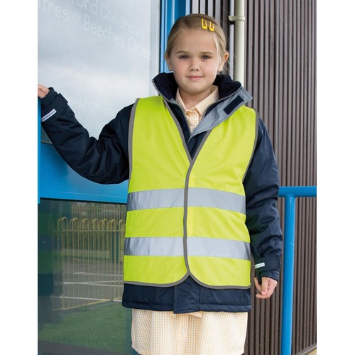 Junior Recycled Hi-Vis Safety Vest - 1