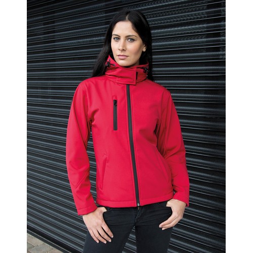Ladies TX Performance Hooded Softshell Jacket - 1