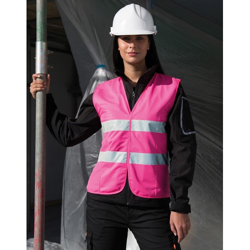 Recycled Women`s Hi-Viz Fitted Tabard thumbnail 4