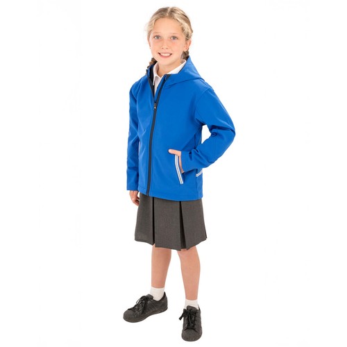 Kids TX Performance Hooded Softshell Jacket thumbnail 5