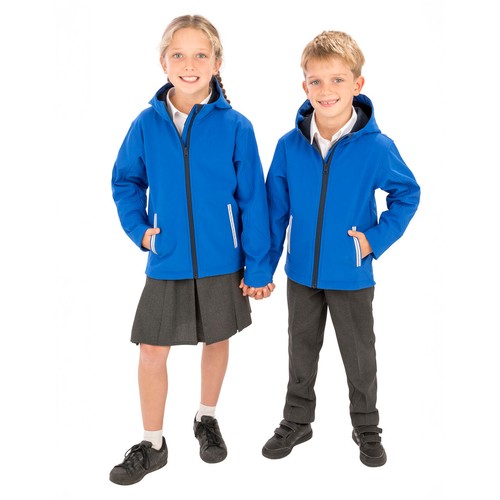 Kids TX Performance Hooded Softshell Jacket thumbnail 6