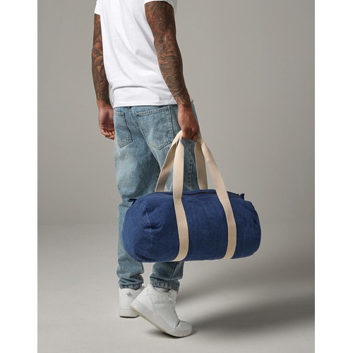 Denim Barrel Bag thumbnail 4