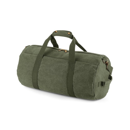 Vintage Canvas Barrel Bag thumbnail 4