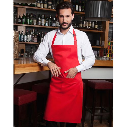 Bib Apron Basic with Pocket - 8