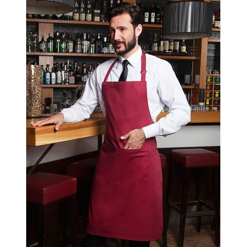 Bib Apron Basic with Pocket - 2