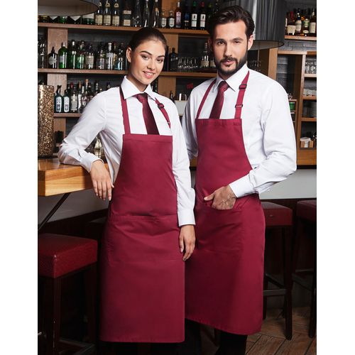 Bib Apron Basic with Pocket - 3