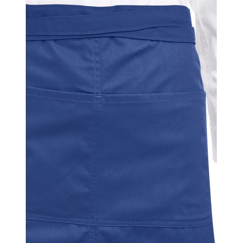 Berlin Long Bistro Apron with Vent and Pocket - 3