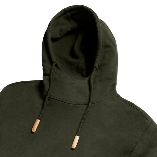 Pure Organic High Collar Hooded Sweat - 5