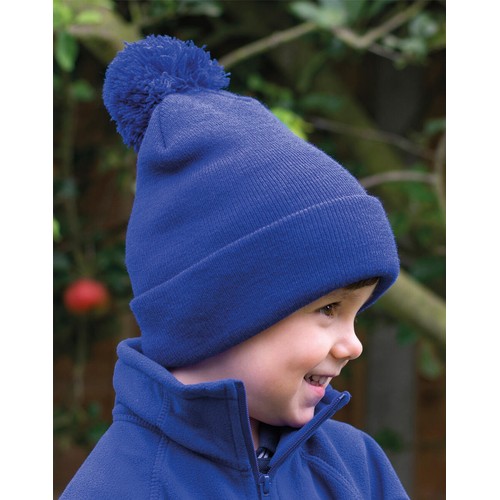 Junior Pom Pom Beanie thumbnail 4