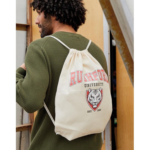 Baby Canvas Cotton Drawstring Backpack thumbnail 7