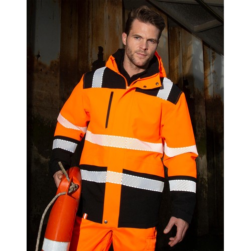 Printable Waterproof Softshell Safety Coat thumbnail 4