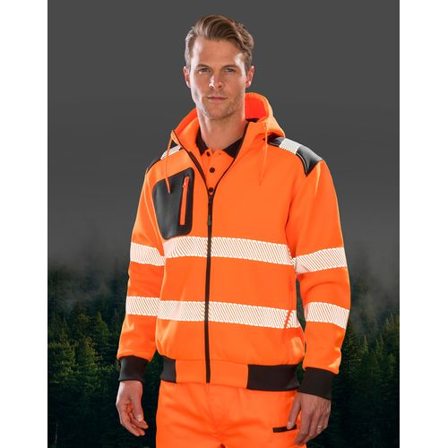 Recycled Robust Zipped Safety Hoody - 2