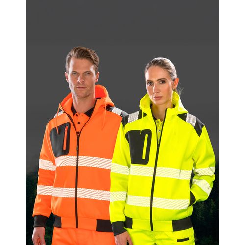 Recycled Robust Zipped Safety Hoody - 3