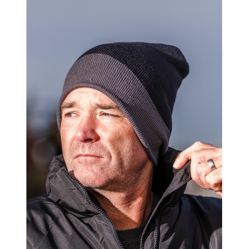 Recycled Black Compass Beanie - 1