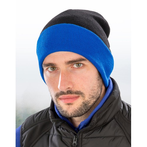 Recycled Black Compass Beanie thumbnail 4