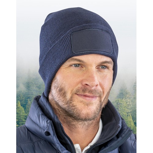 Recycled Double Knit Printers Beanie thumbnail 4