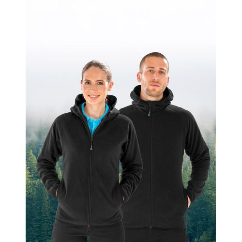 Hooded Recycled Microfleece Jacket - 4
