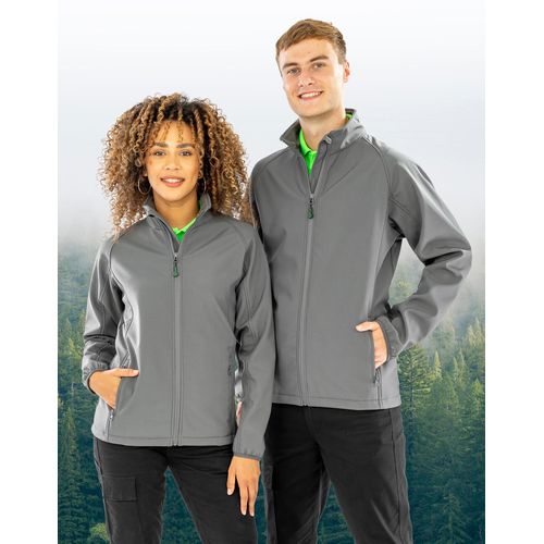 Men`s Recycled 2-Layer Printable Softshell Jacket - 2