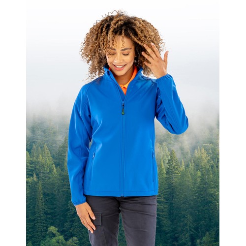 Women`s Recycled 2-Layer Printable Softshell Jkt - 1