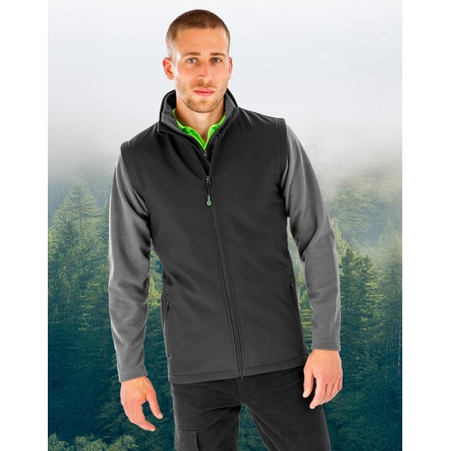 Men`s Recycled 2-Layer Printable Softshell B/W thumbnail 4