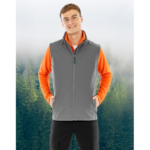 Men`s Recycled 2-Layer Printable Softshell B/W thumbnail 6
