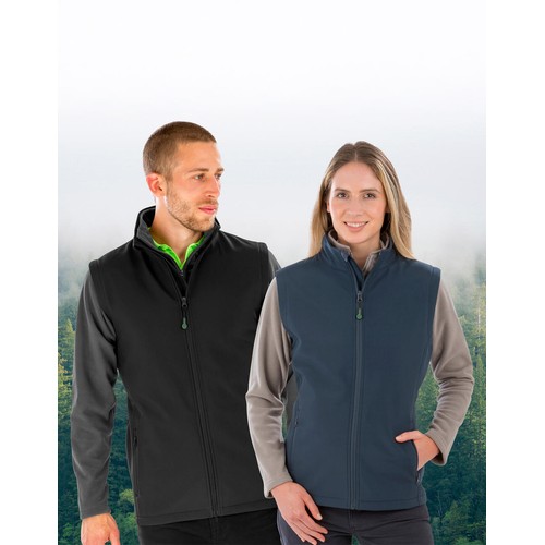 Men`s Recycled 2-Layer Printable Softshell B/W thumbnail 5