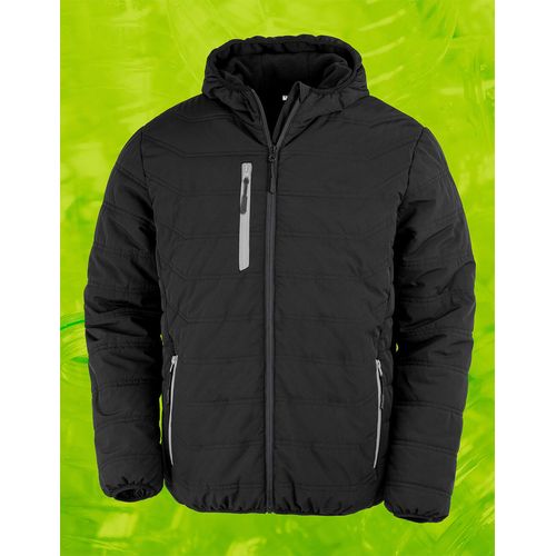 Black Compass Padded Winter Jacket - 8