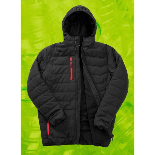 Black Compass Padded Winter Jacket thumbnail 7