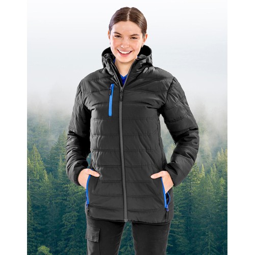 Black Compass Padded Winter Jacket thumbnail 5