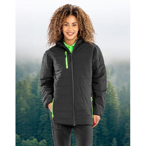 Black Compass Padded Winter Jacket - 2