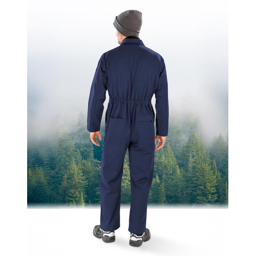 Recycled Action Overall with Zip Front - 6