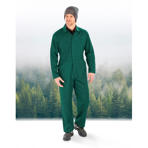 Recycled Action Overall with Zip Front - 1