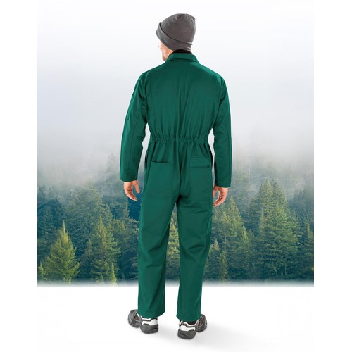 Recycled Action Overall with Zip Front - 3