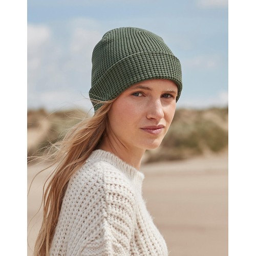 Organic Cotton Waffle Beanie - 1