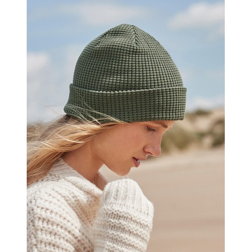 Organic Cotton Waffle Beanie - 3