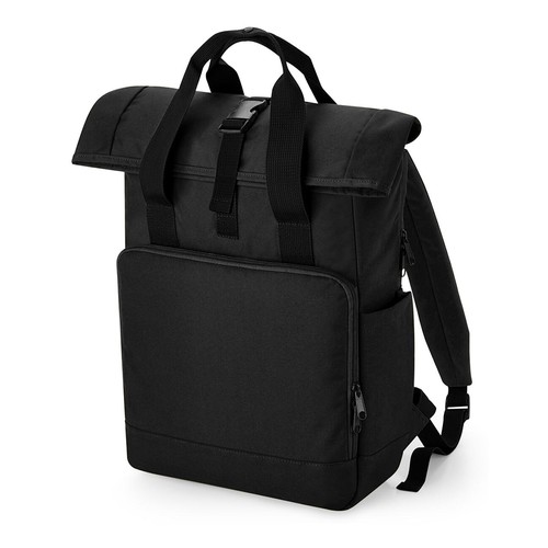 Recycled Twin Handle Roll-Top Laptop Backpack thumbnail 5