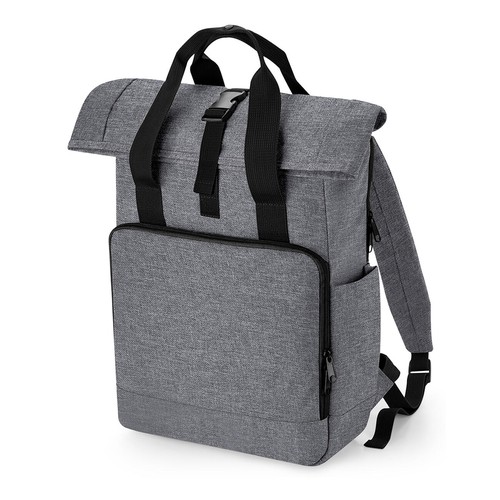 Recycled Twin Handle Roll-Top Laptop Backpack thumbnail 7