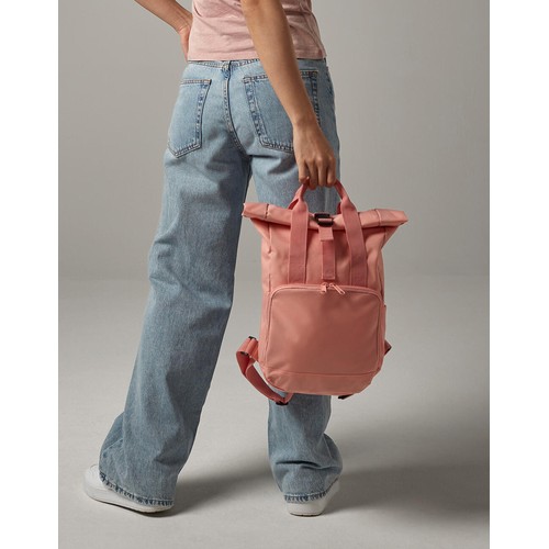 Recycled Mini Twin Handle Roll-Top Backpack thumbnail 6