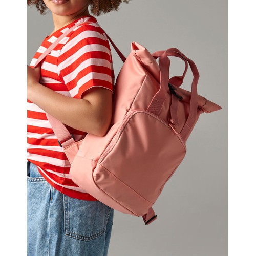 Recycled Mini Twin Handle Roll-Top Backpack thumbnail 7
