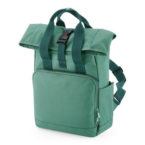 Recycled Mini Twin Handle Roll-Top Backpack thumbnail 9