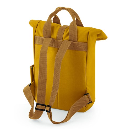 Recycled Mini Twin Handle Roll-Top Backpack thumbnail 5