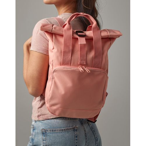 Recycled Mini Twin Handle Roll-Top Backpack - 1