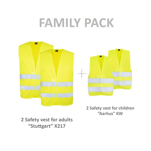 Basic Safety-Vest Family Pack - 2