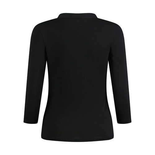 Regular Fit Mandarin Collar Top 3/4 Sleeve thumbnail 8