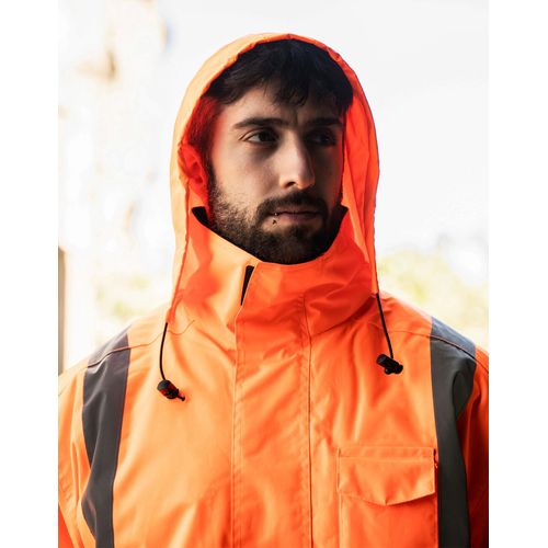 Hi-Vis Rain Jacket Lite "Kaunas" - 3