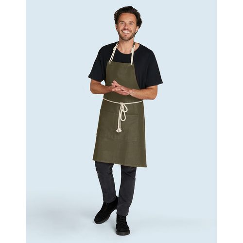 CORSICA - Cord Bib Apron with Pocket - 2