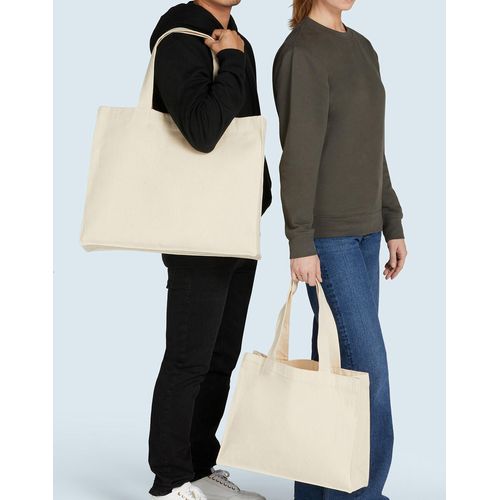 Canvas Wide Shopper with Fold LH - 2