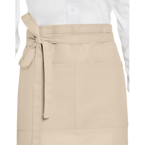 BRUSSELS - Short Recycled Bistro Apron with Pocket - 2
